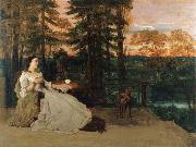 Lady on the Terrace Gustave Courbet